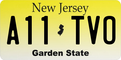 NJ license plate A11TVO