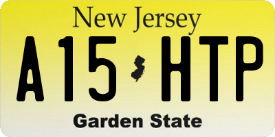 NJ license plate A15HTP