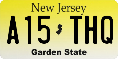 NJ license plate A15THQ