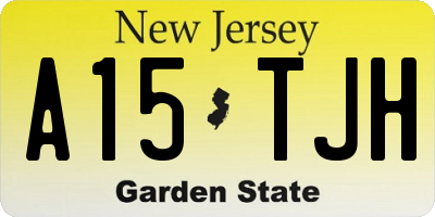 NJ license plate A15TJH