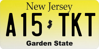 NJ license plate A15TKT