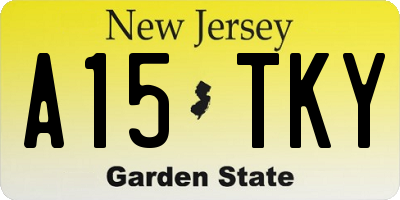 NJ license plate A15TKY