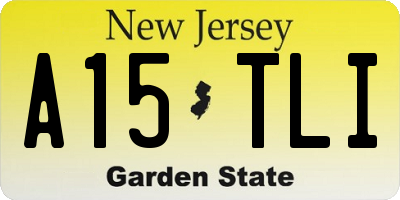 NJ license plate A15TLI