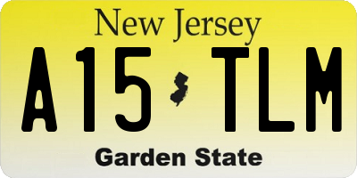 NJ license plate A15TLM