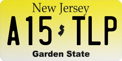 NJ license plate A15TLP