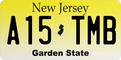 NJ license plate A15TMB