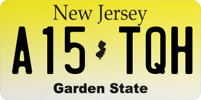 NJ license plate A15TQH