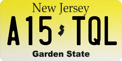 NJ license plate A15TQL