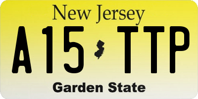 NJ license plate A15TTP