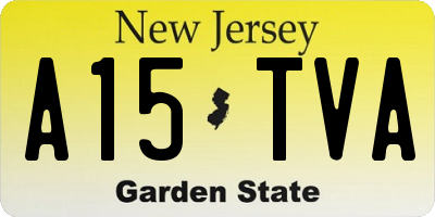 NJ license plate A15TVA