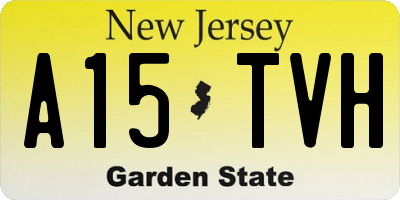 NJ license plate A15TVH