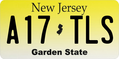 NJ license plate A17TLS