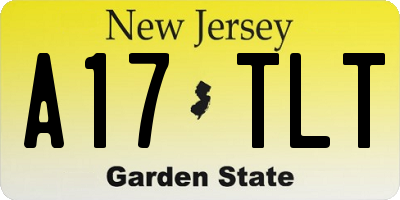 NJ license plate A17TLT