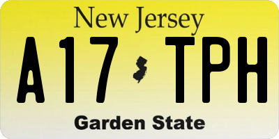 NJ license plate A17TPH