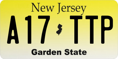 NJ license plate A17TTP