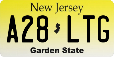 NJ license plate A28LTG
