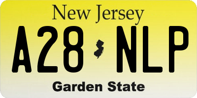 NJ license plate A28NLP
