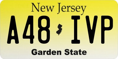 NJ license plate A48IVP
