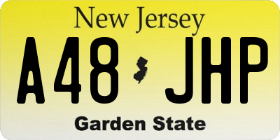 NJ license plate A48JHP