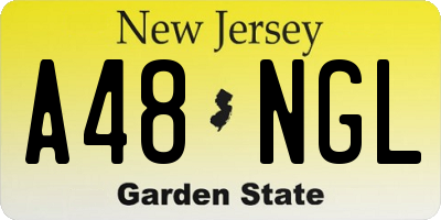 NJ license plate A48NGL