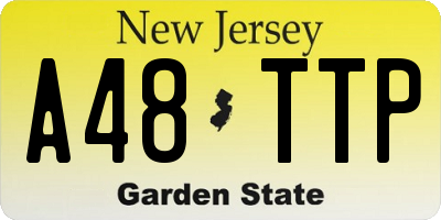 NJ license plate A48TTP