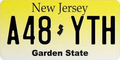 NJ license plate A48YTH