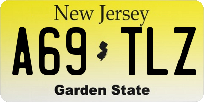 NJ license plate A69TLZ