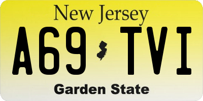 NJ license plate A69TVI