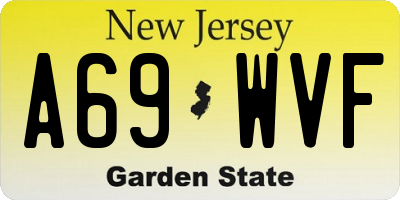 NJ license plate A69WVF