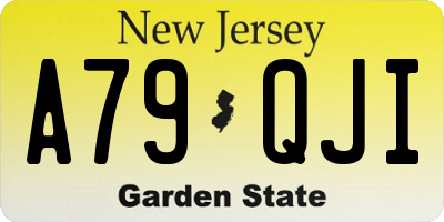 NJ license plate A79QJI