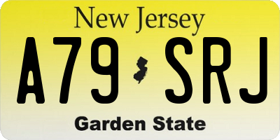 NJ license plate A79SRJ