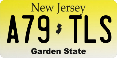 NJ license plate A79TLS