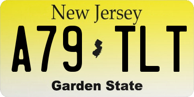 NJ license plate A79TLT