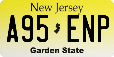 NJ license plate A95ENP