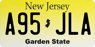 NJ license plate A95JLA