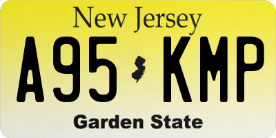 NJ license plate A95KMP