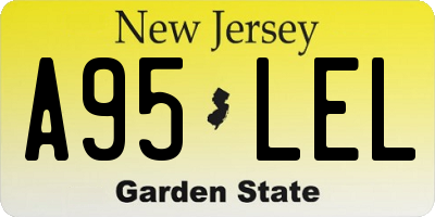 NJ license plate A95LEL
