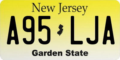 NJ license plate A95LJA