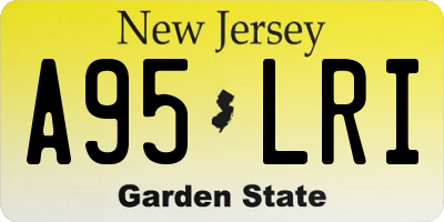 NJ license plate A95LRI