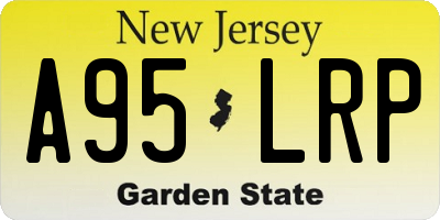 NJ license plate A95LRP