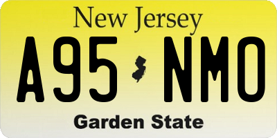 NJ license plate A95NMO