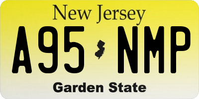 NJ license plate A95NMP