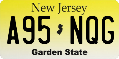NJ license plate A95NQG