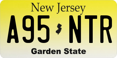 NJ license plate A95NTR