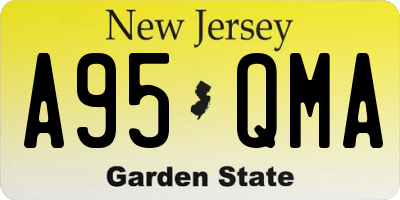 NJ license plate A95QMA