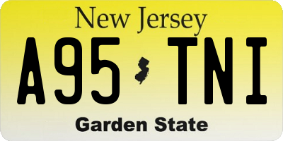 NJ license plate A95TNI
