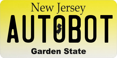 NJ license plate AUTOBOT