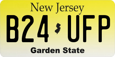 NJ license plate B24UFP