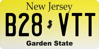 NJ license plate B28VTT