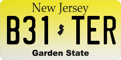 NJ license plate B31TER